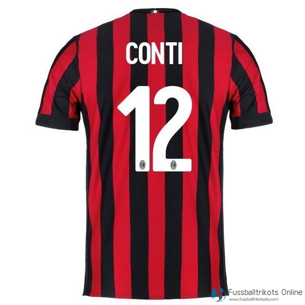 AC Milan Trikot Heim Conti 2017-18 Fussballtrikots Günstig